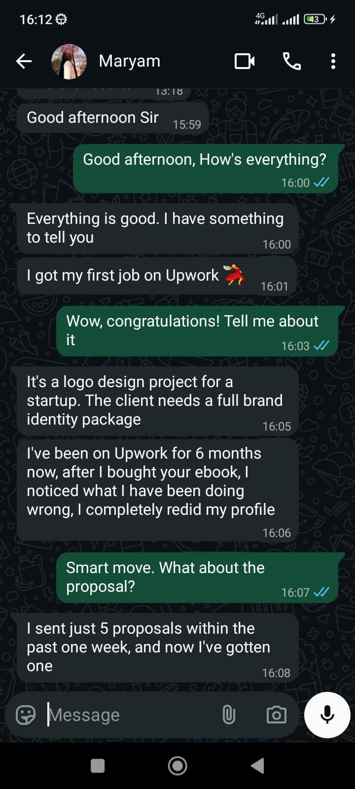 Maryam Testimonial
